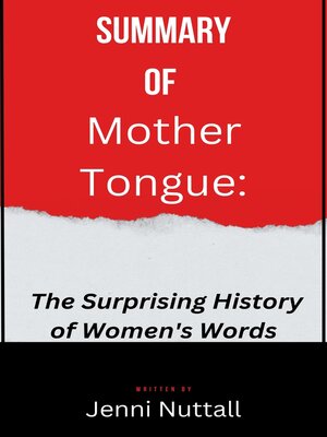 cover image of Summary  of  Mother Tongue